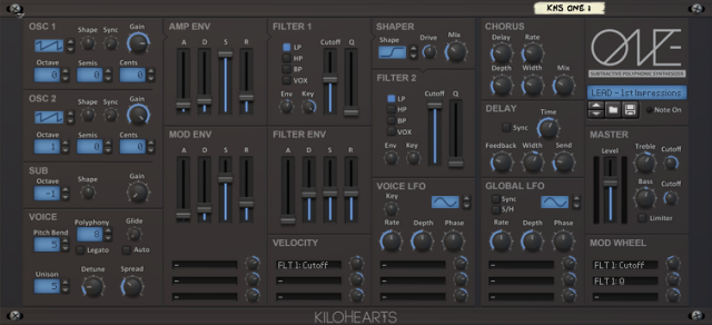 kHs One Synth