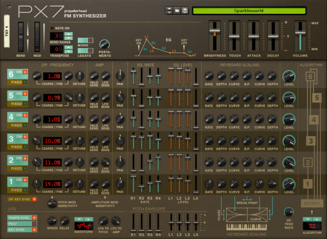 PX7 FM Synthesizer